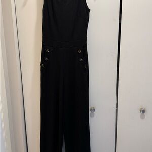 Caution To The Wind Classic Black Jumpsuit